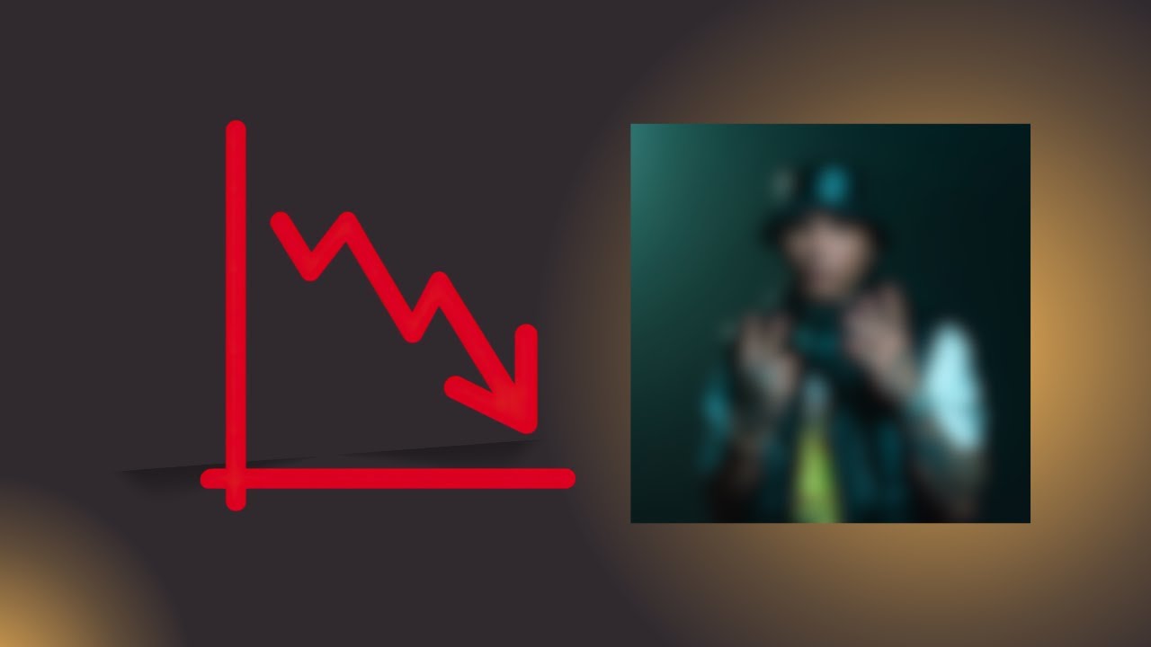 La caída de este artista.