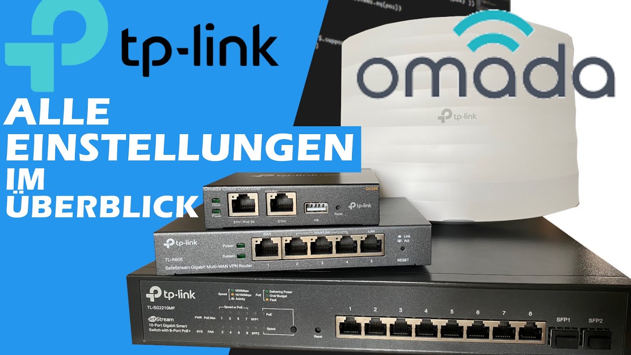 TP-Link Omada (SDN) Alle Funktionen im Überblick - Ubiquiti Alternative?