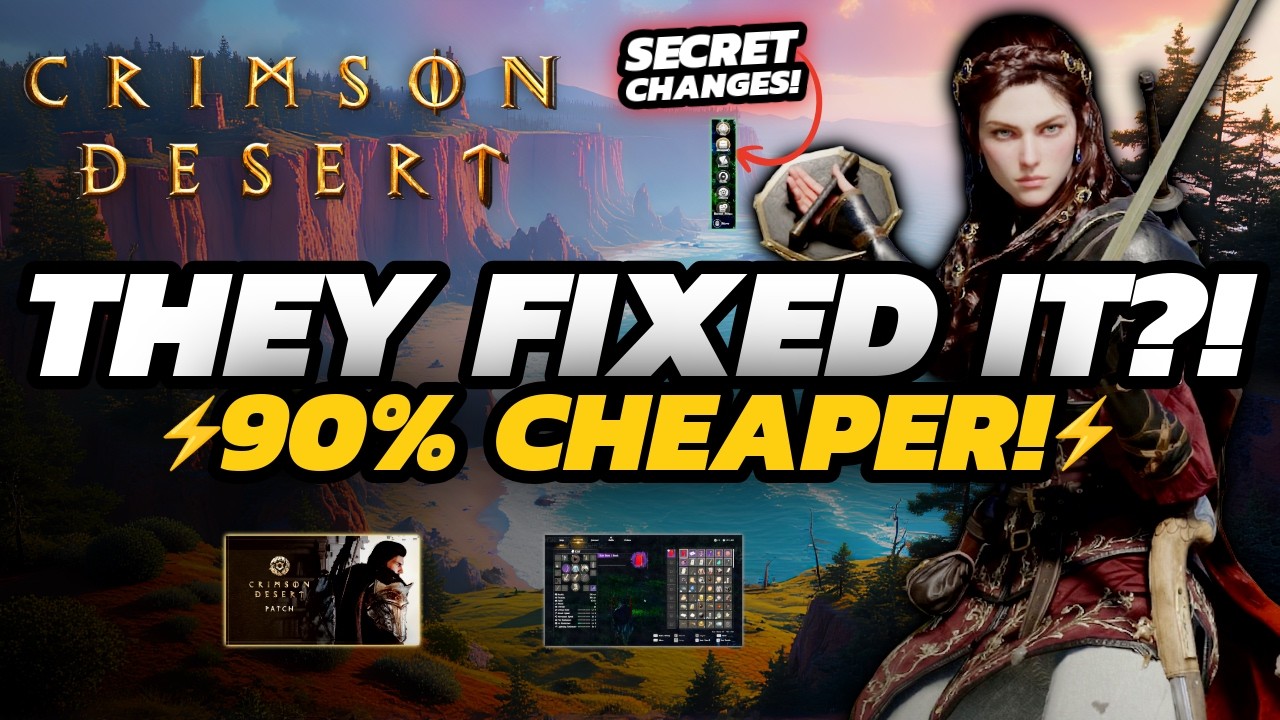 Crimson Desert - FINALLY Fixed The Controls & GAMEPLAY (Patch 1.00.03)