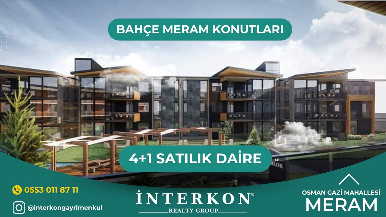 BAHÇE MERAM KONUTLARI 4+1 SATILIK DAİRE! EVİM / YENİ EVİM / EV TURU / KEŞFET #konya #satilikdaire
