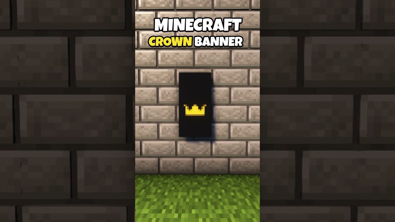 Minecraft Crown Banner 👑