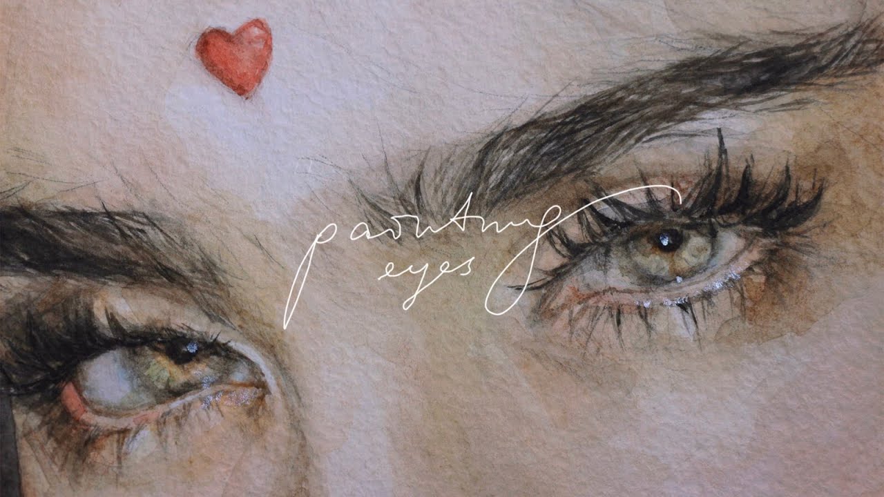 painting eyes ✨ a silent art vlog