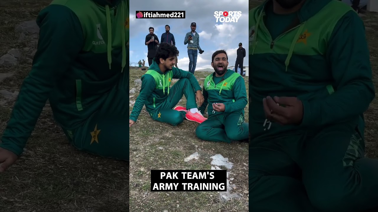 Pakistan team release footage of intense army training for T20 World Cup preparation | Sports Today