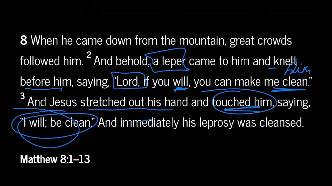 Matthew 8:1-13 (January 29, 2026) Morning Devotional