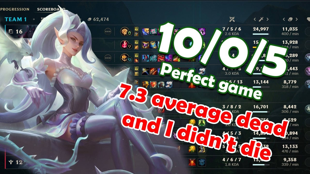 Dairy Game 1: Evelyn invaded my jg, but I out farm her !! Perfect Game I didn't die !! OTP ZYRA JG!!