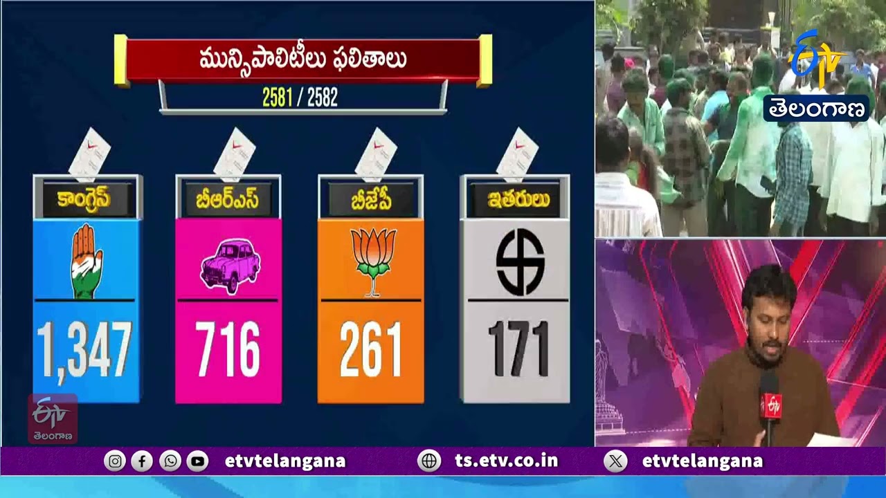 Vikarabad Municipal Poll Results 2026 | వికారాబాద్ మున్సిపల్ ఎన్నికల ఫలితాల లైవ్ అప్డేట్