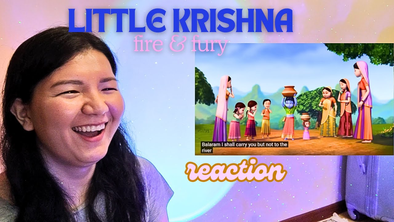 Kazakh Girl Reacts | Little Krishna - Ep.5 Fire & Fury |  