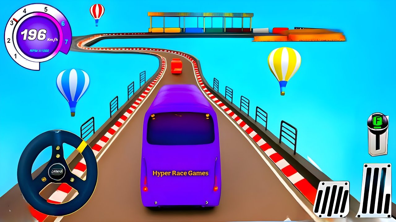 Bus Impossible GT Racing - Bus Racing  Stunt Tracks 2025 - Android Gameplay #13