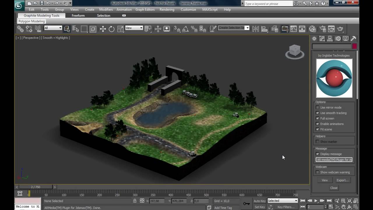 ARmedia Plugin for Autodesk™ 3dsMax™ (Augmented Reality) 3