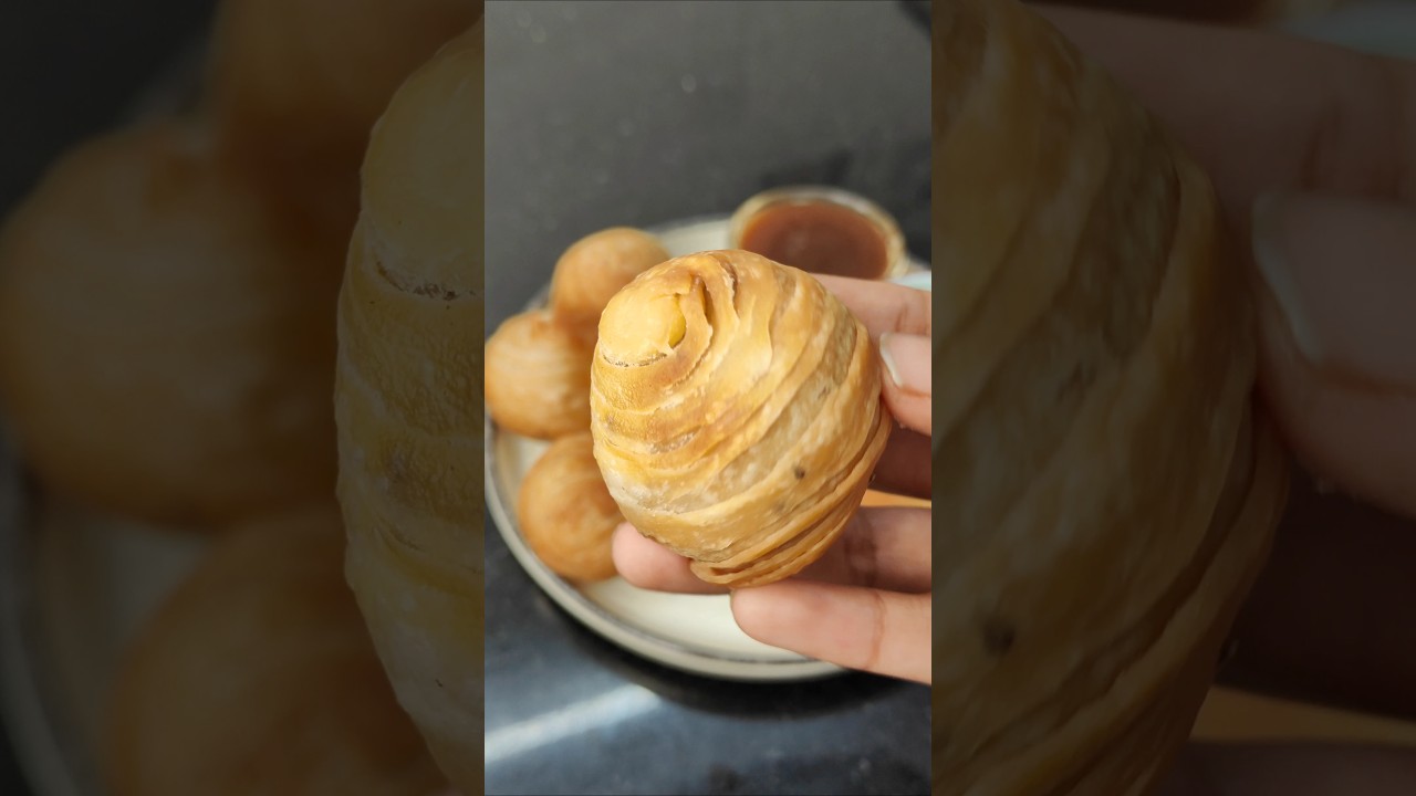 Crispy Layered Matar Kachori 😍