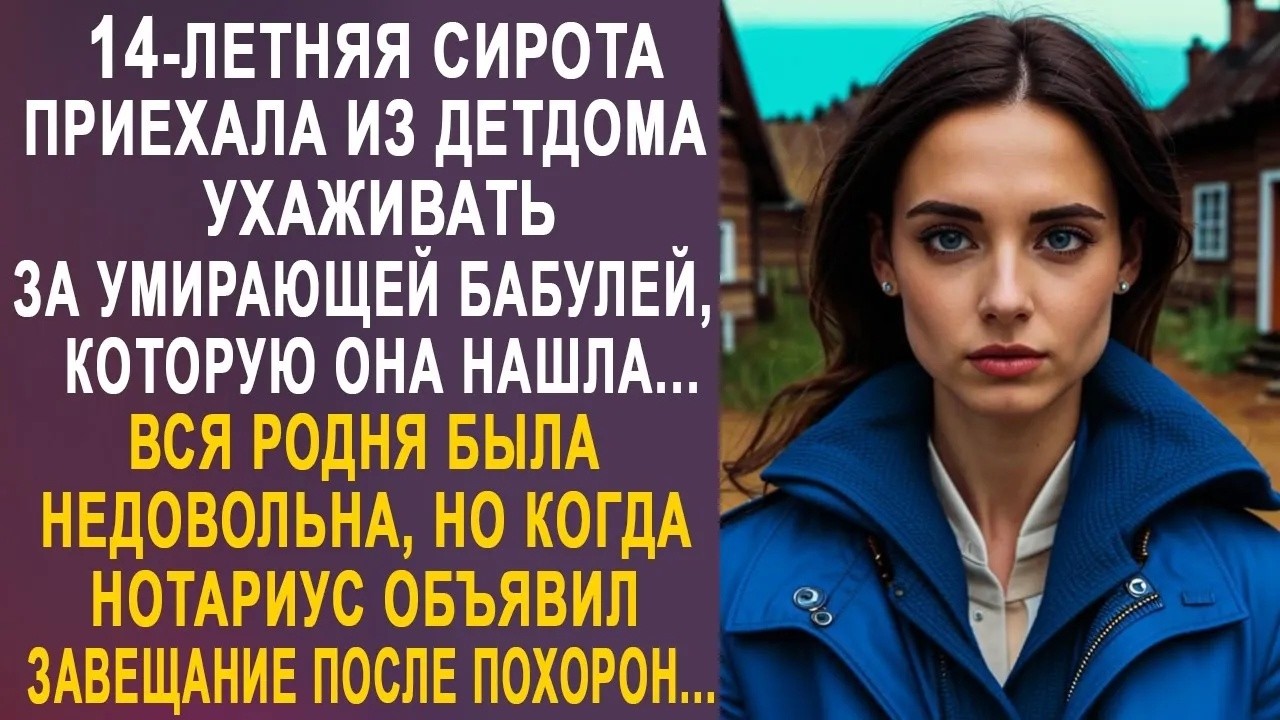Сирота приехала из детдома ухаживать за бабушкой  Но когда нотариус объявил завещание