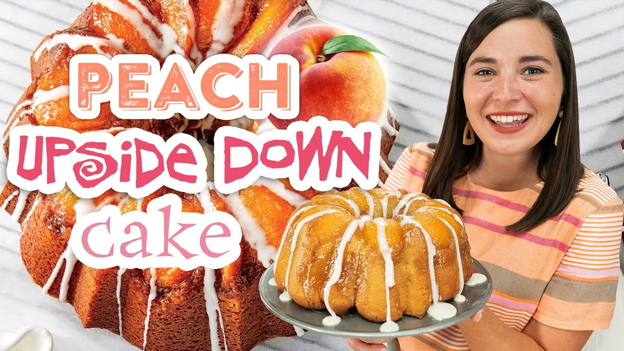 Peach-Bourbon Upside-Down Bundt Cake | You've Never Had it Like This Before!! | Hey Y'all