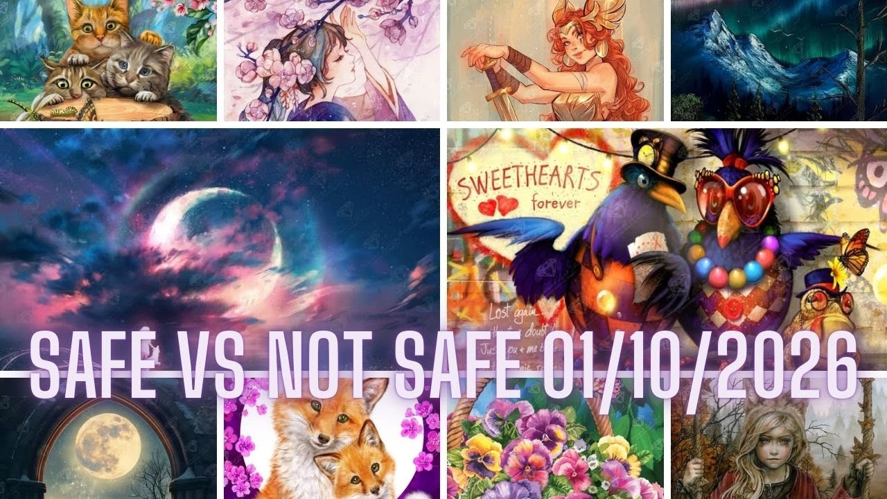 Safe or Not Safe - January 10, 2026 - Diamond Art Club New Releases