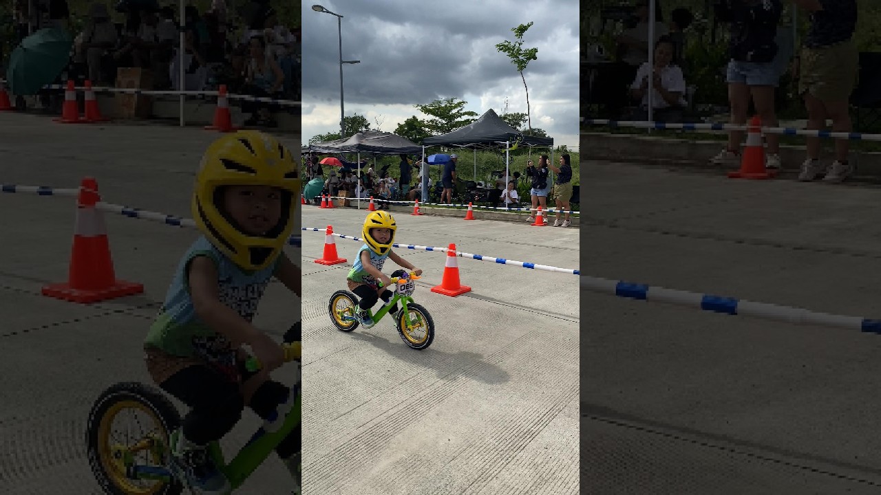 KIDDIE PUSHBIKE FUN RACE #shorts