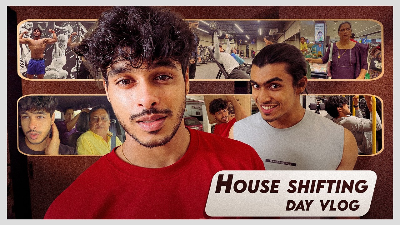 Shifting day Vlog | Setting Up My new Space with pappa & amma🏡 | Gym restart