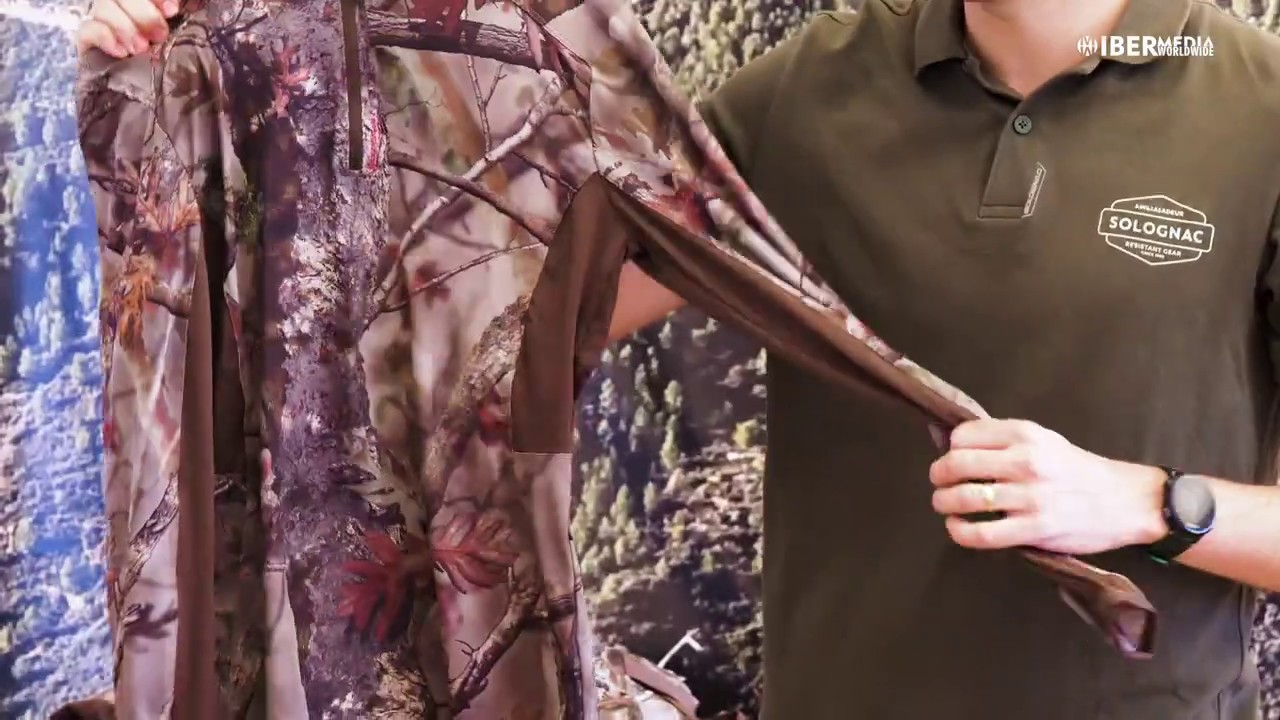 Ropa de caza con camuflaje para niños de Solognac