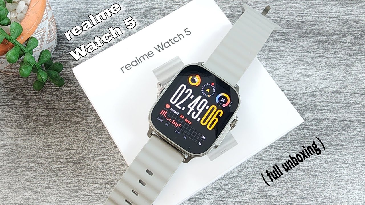 realme Watch 5 (распаковка и характеристики)