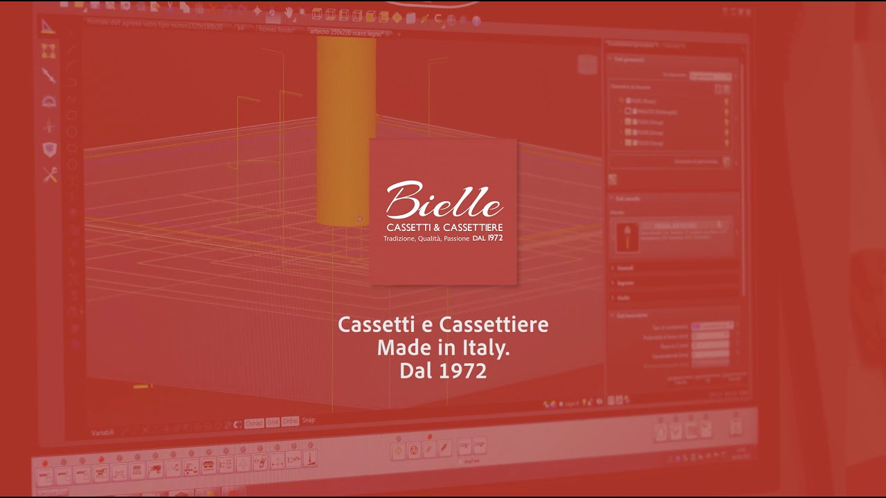 Profilatura barre in multistrato betulla