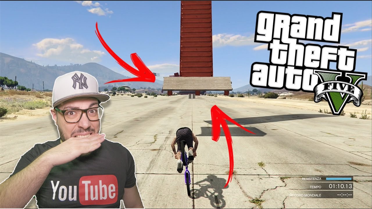GTA5 BMX Tutorial #1 - Bunny Hop, double jump e le basi del salto!
