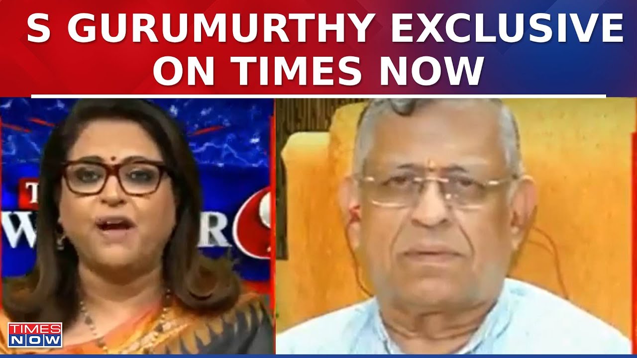 S Gurumurthy Interview With Navika Kumar: 'DMK Can Never Win If...' | Lok Sabha Polls 2024