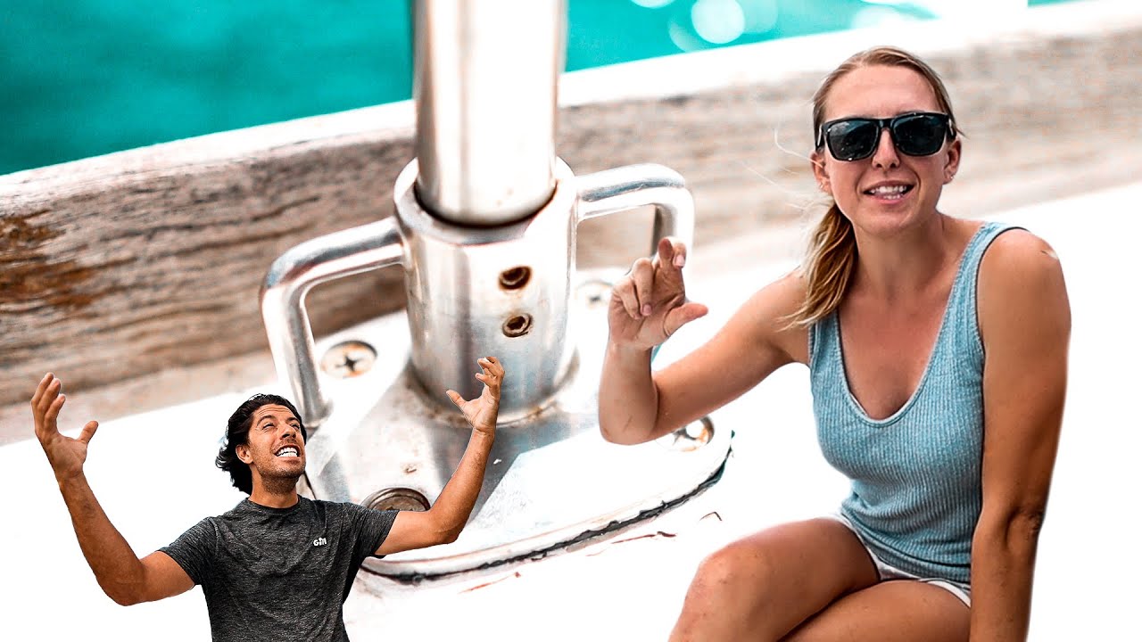 Can You Believe our LUCK!? Leaky Sailboat Fix | BOAB 216