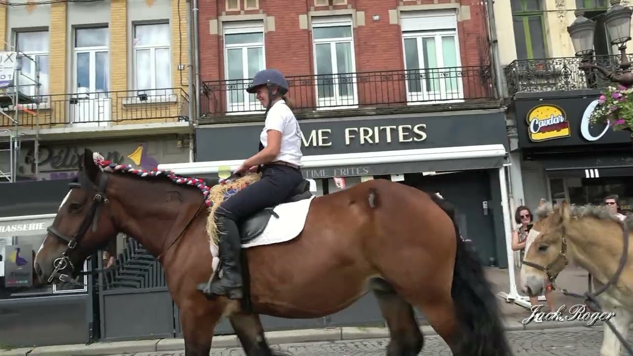 Trait du Nord Défilé cavalcade  Place Aristide Briand Cambrai 2024