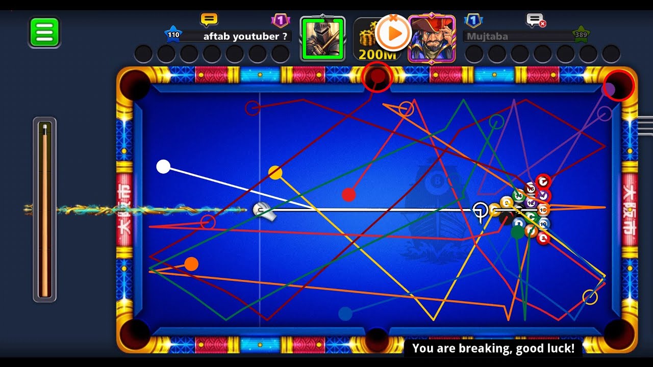 8 ball pool AK loader auto play with auto cue pak county top 1 inshallah ✅ 🎱