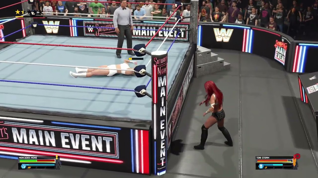 wwe 2k25 mercedes mone vs toni storm