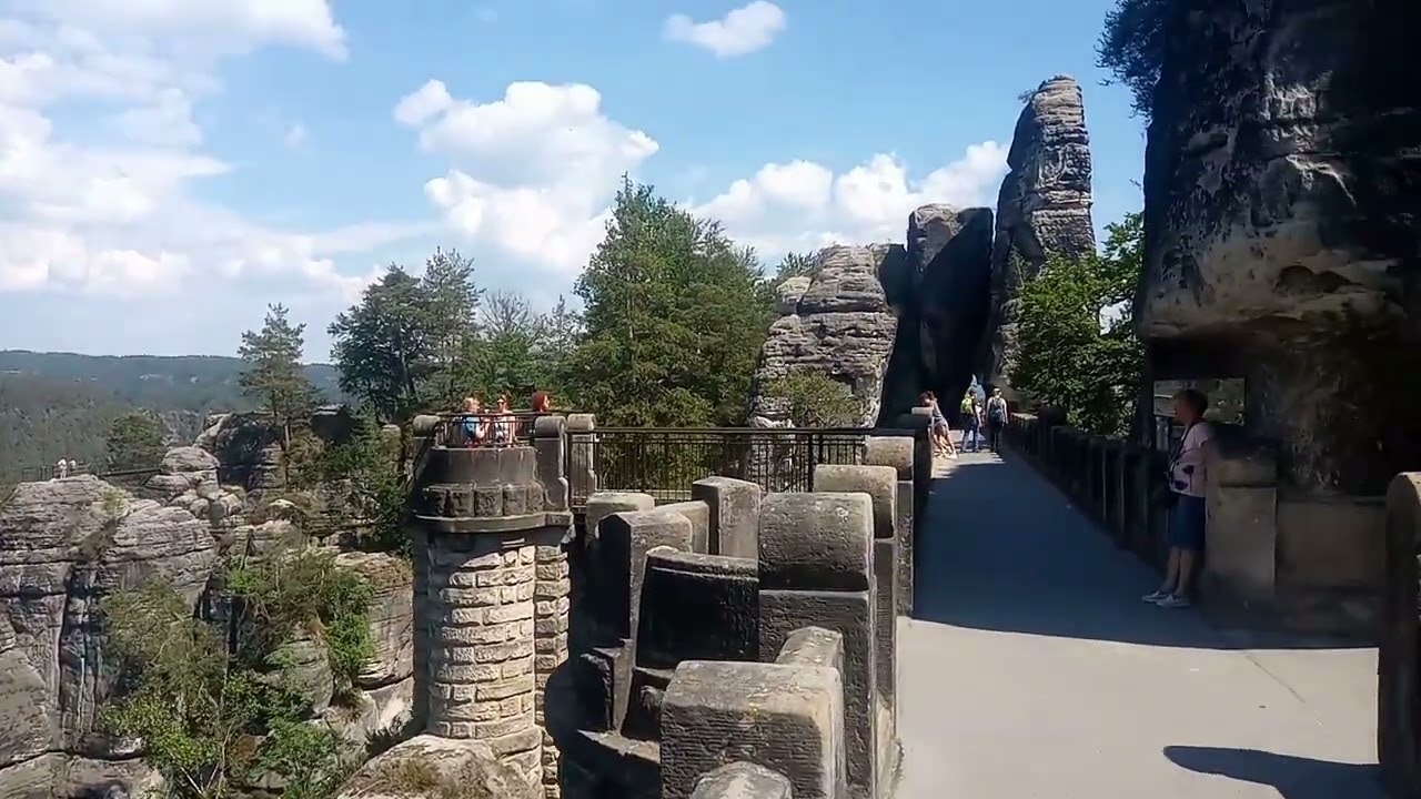 Bastei und Elbe