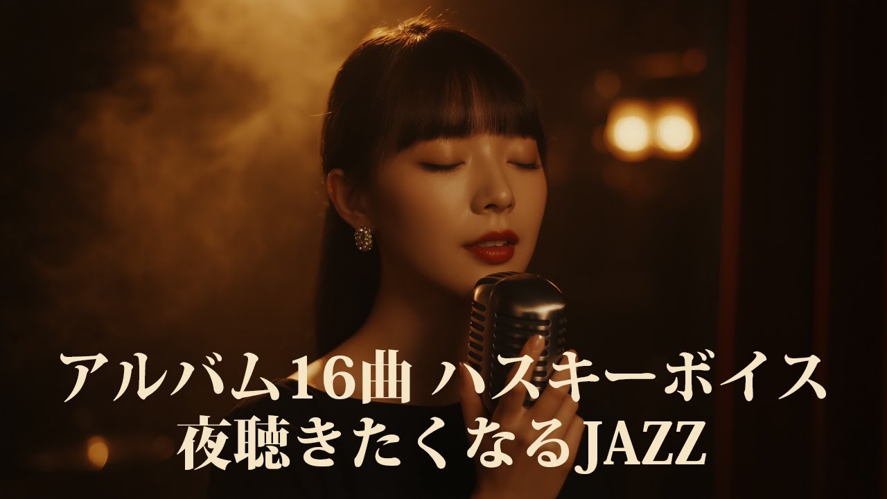 【女性ジャズ】ハスキーボイス、切なく、ロマンティック　夜聴きたくなるJAZZ　１６曲　アルバム