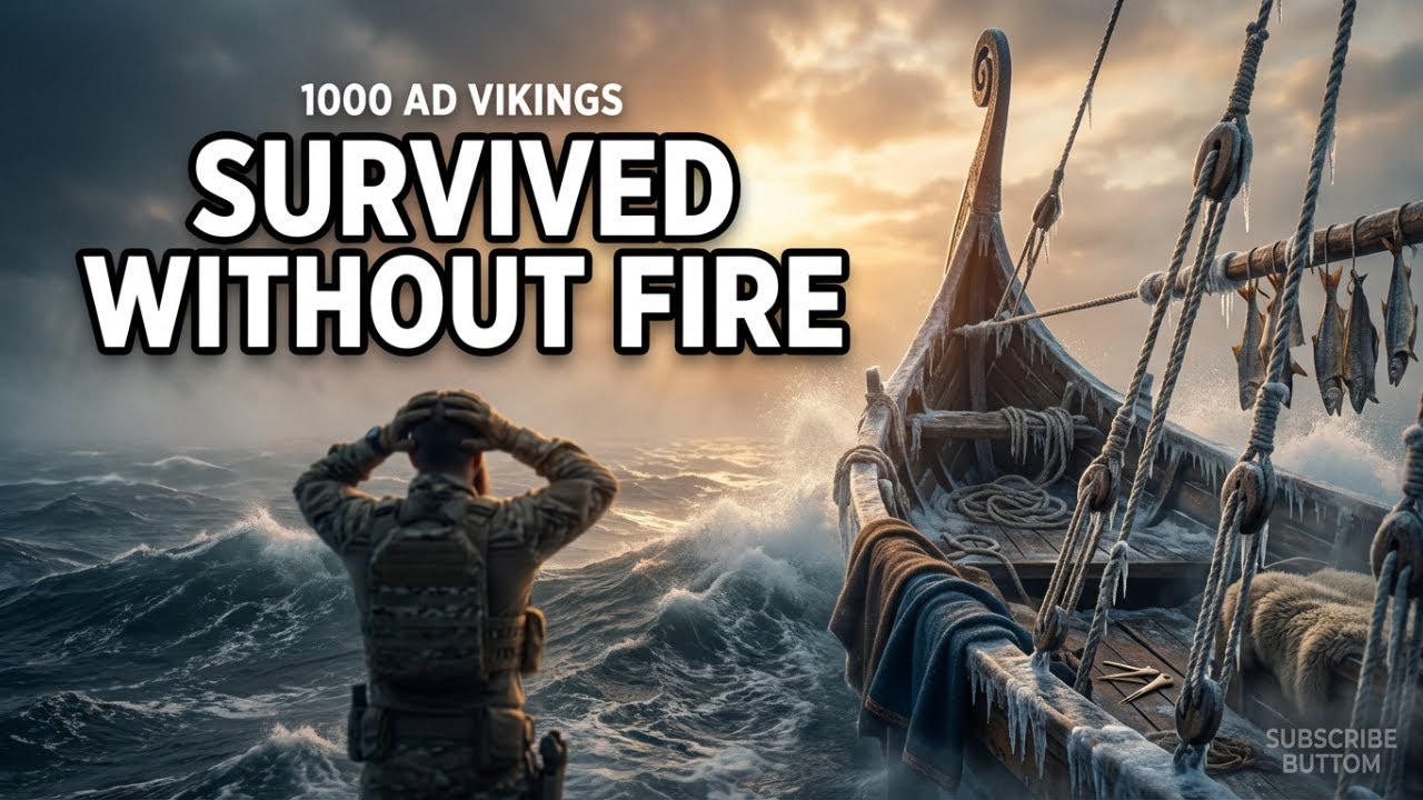 Vikings Survived WITHOUT FIRE in -40°F Ocean (Ancient Cold Weather Secrets)