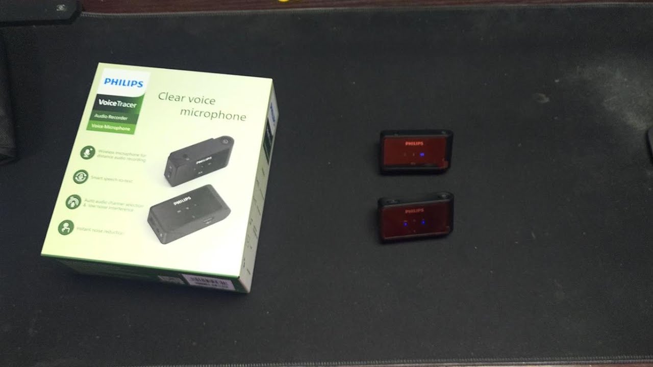 Glipazap   Philips VoiceTracer   VTR7700 - Wireless Lavalier Microphone