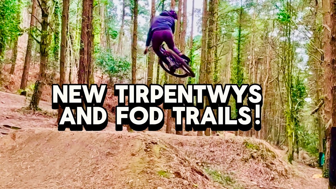 New MTB trails at Tirpentwys + Forest of Dean #mtb #downhill #bike #mountainbike