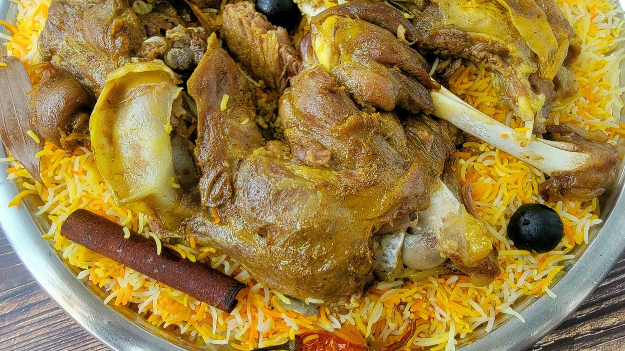 مندي لحم فاخر بقدر الضغط بدون أي مجهود وما يأخذ وقت مع وصفة رز رهيبه وسرالرز النثري ألذ من المطاعم👌