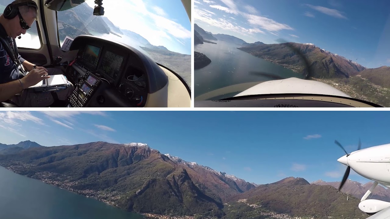 20201017 - Volo da Bresso a Bresso Lago di Como - Italy - Cirrus SR20 con Fonia ATC Italiano - PPL