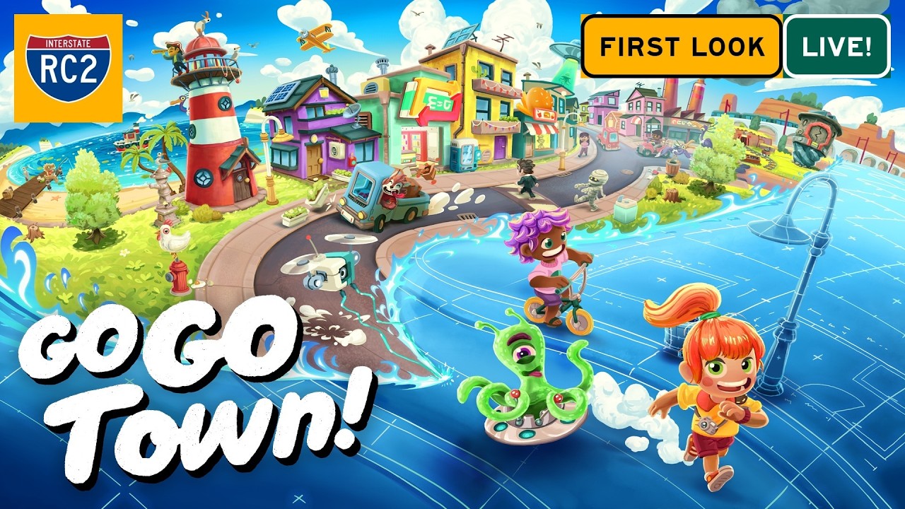 Go-Go Town! 1.0 First Look Live! - Our Town-Building Journey Begins!  Episode 1