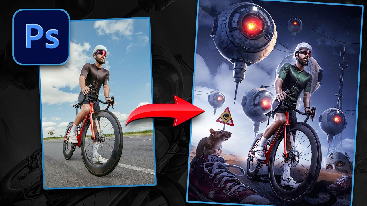 How I Turned An Ordinary Photo Into A Sci-Fi Photo
