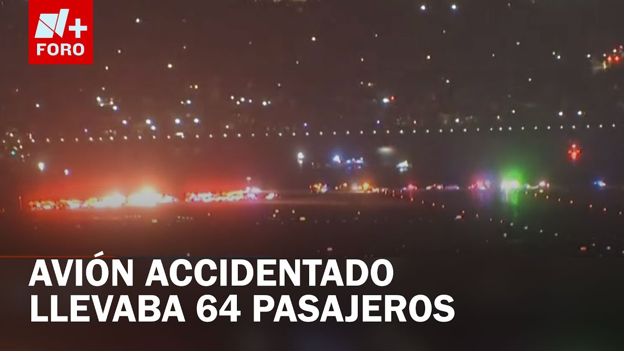 Más de 60 personas iban a bordo en vuelo accidentado en Aeropuerto Nacional Reagan - En Punto