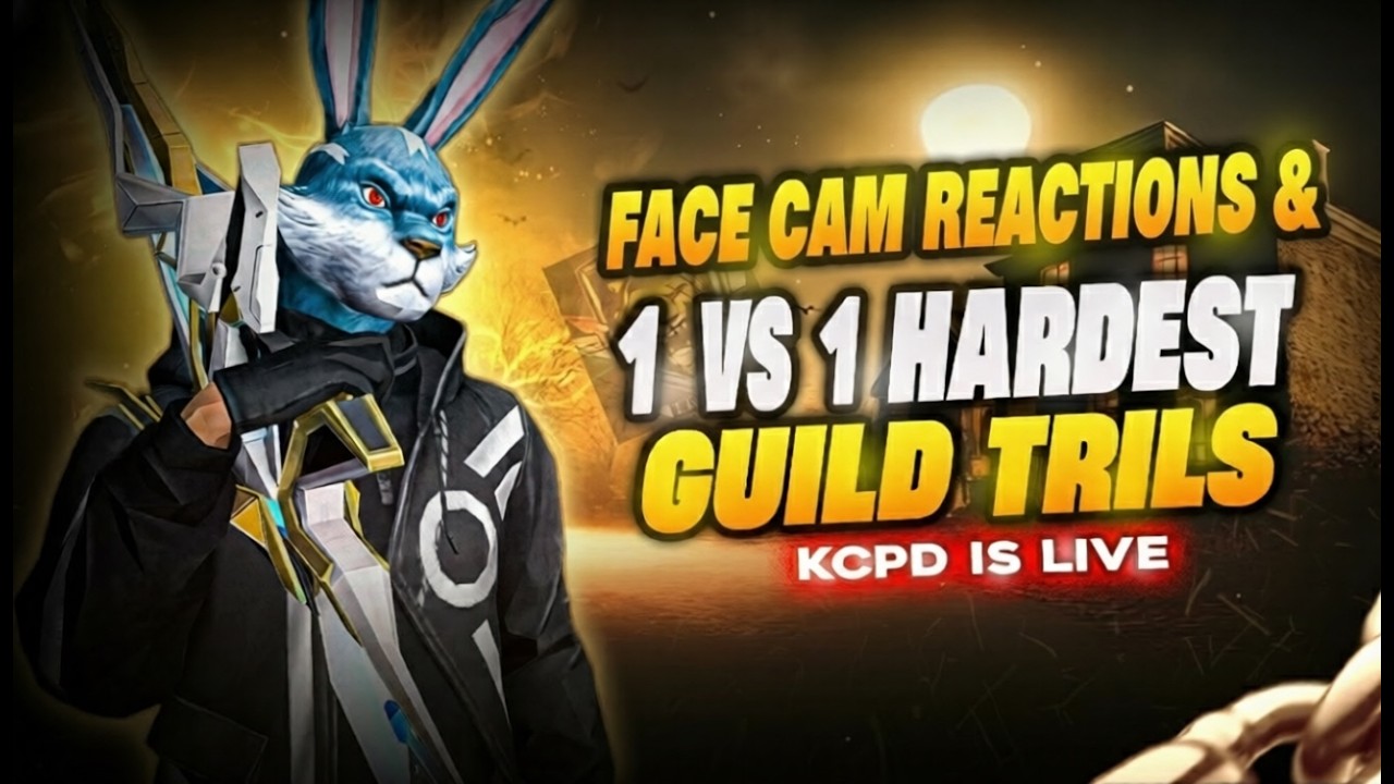 1 VS 1 GUILS TRILS  IN TELUGU ⚔️ || FREE FIRE LIVE IN TELUGU || #KCPD  #kcpdgaming