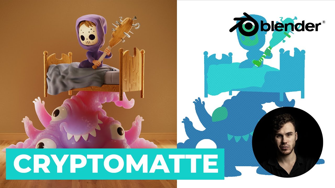 Маски Сryptomatte в Blender 2.93 | Инcтрумент создания масок в Композитинге | Уроки на русском