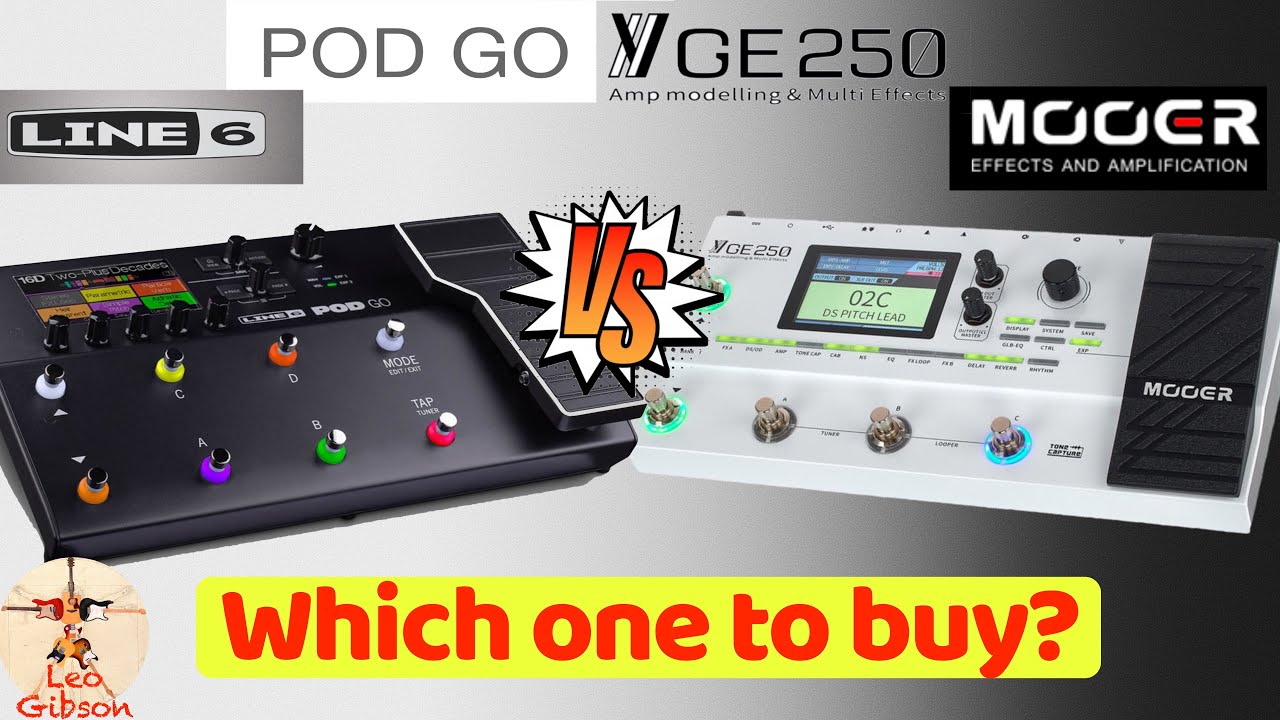 Line 6 POD GO vs MOOER GE 250: which one to buy?