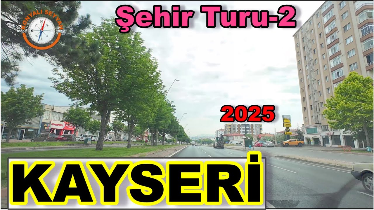 🚗 🚘 Kayseri Şehir Turu -2 (2025)  | 📌Tarih, Lezzet ve Manzara Yolculuğu | 🚘 City Tour in Kayseri -2