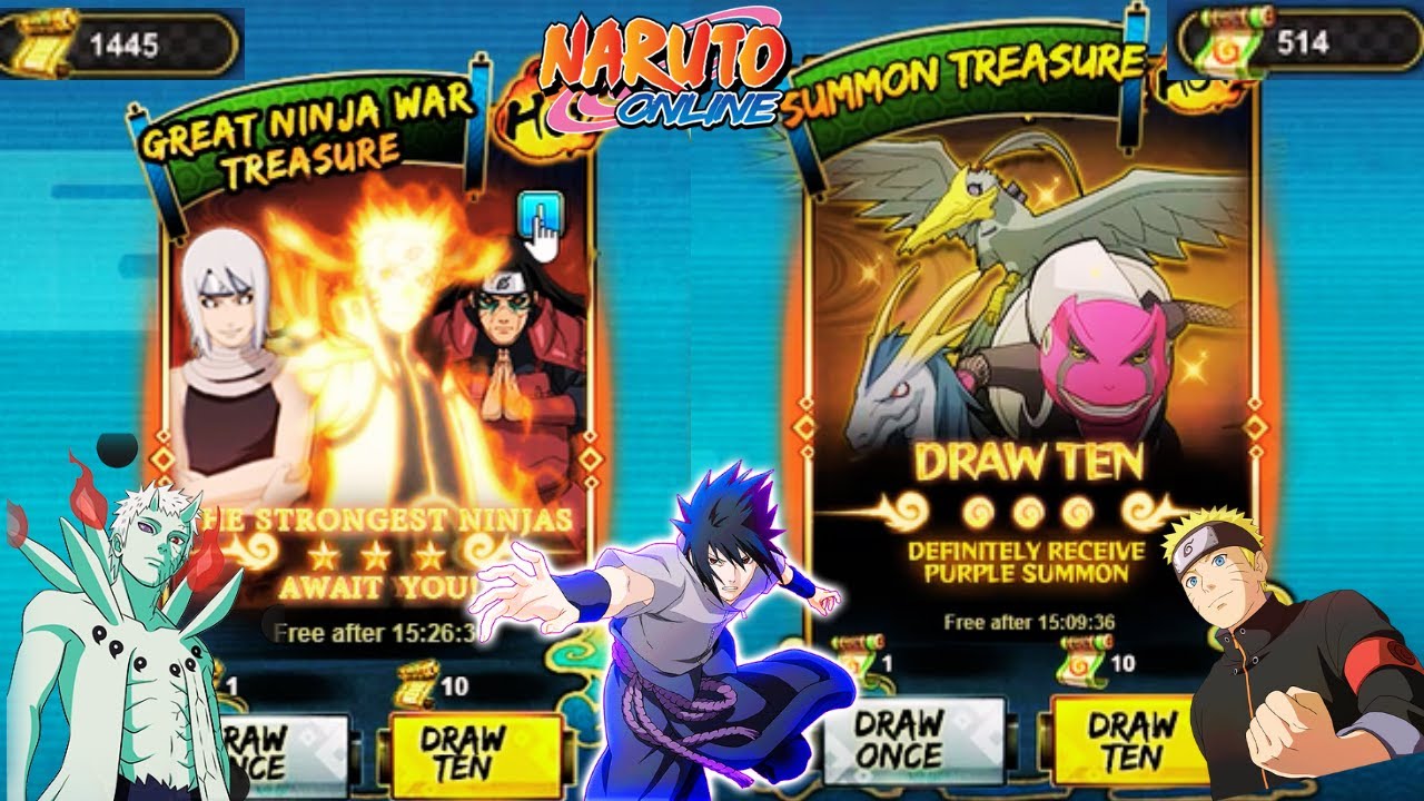 Naruto Online - Drawing 500 Seal and Summoning Scroll in 2025