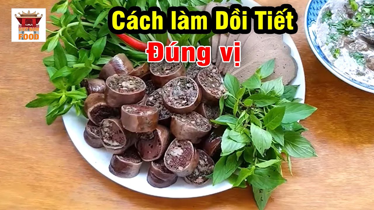 Cách Làm Đơn Giản Dồi Lợn Ngon Đúng Vị, Dồi tiết, Dồi mỡ Thơm Ngon | Viet Nam Food