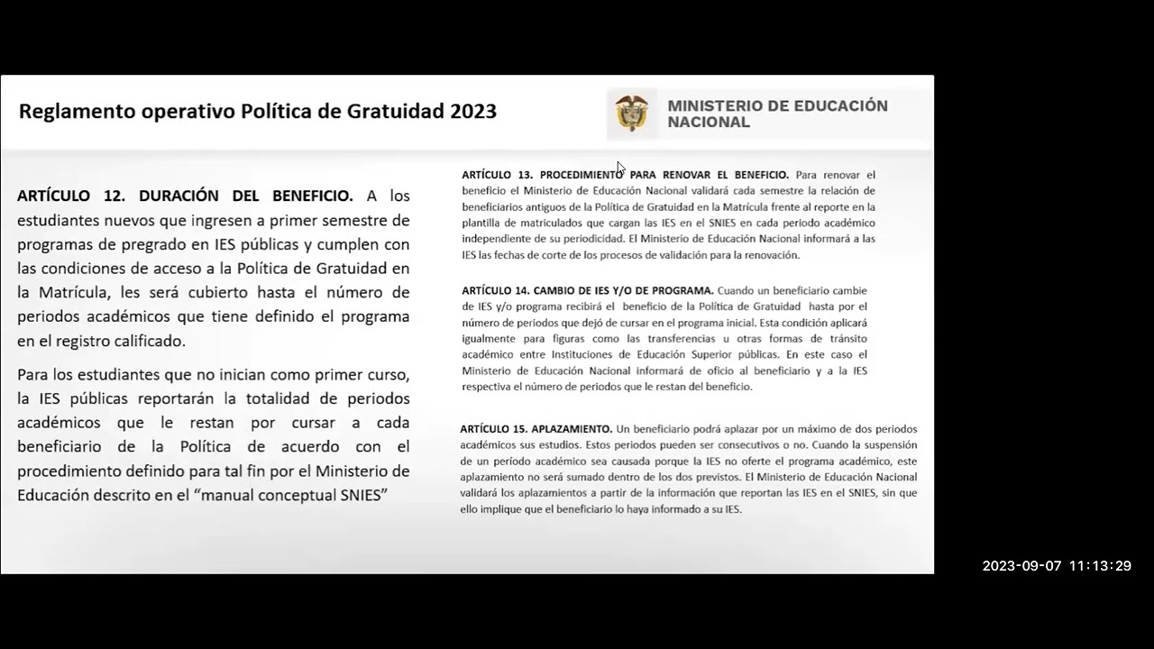 Webinar - Política de Gratuidad en la UNAD