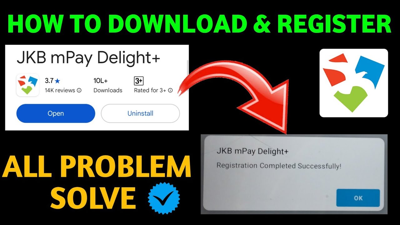 JK Bank mPay Delight Plus Registration Problem Solve | JK mPay Delight Plus Kaise Register Kare