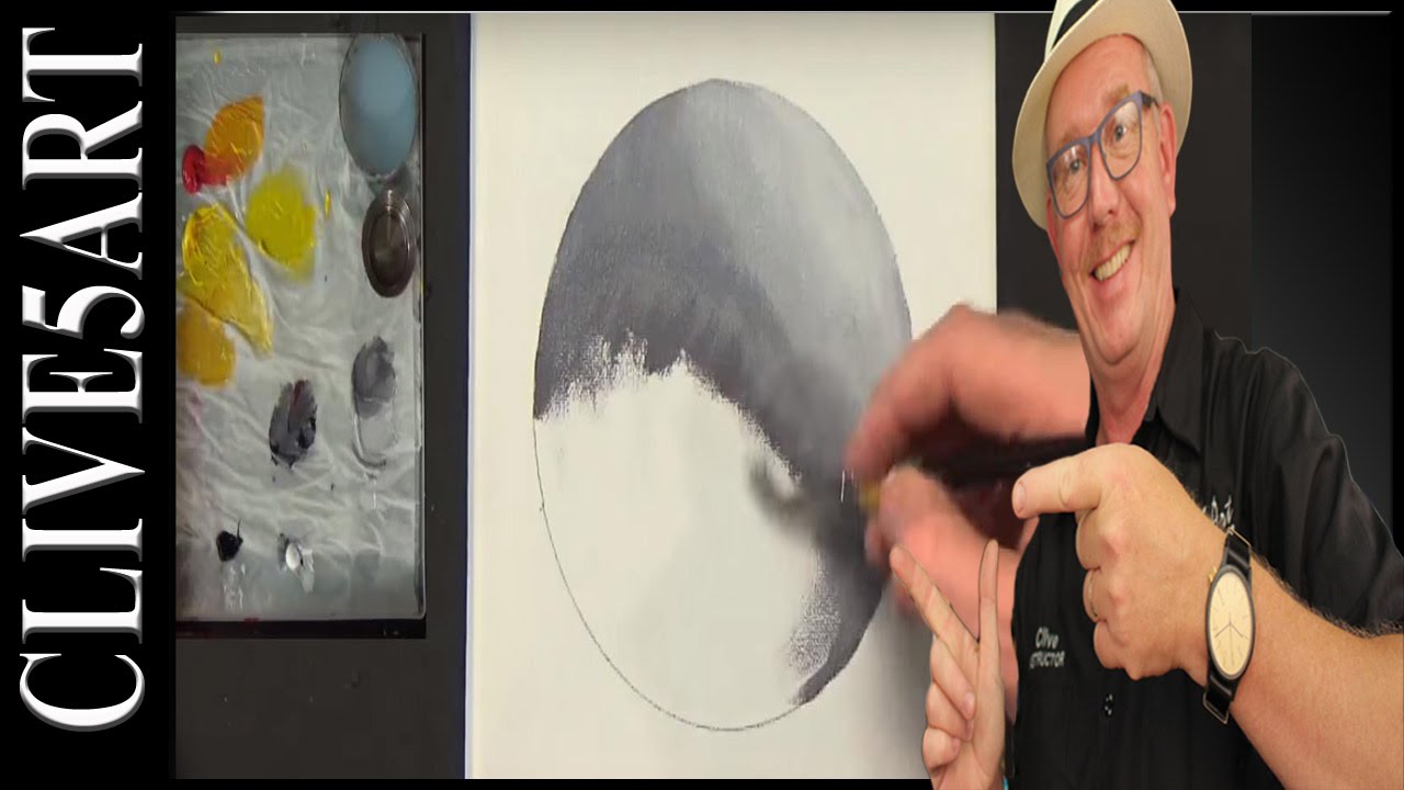 How to blend | learn to paint | Refined Blending | Acrylic, painting for beginners | #clive5art