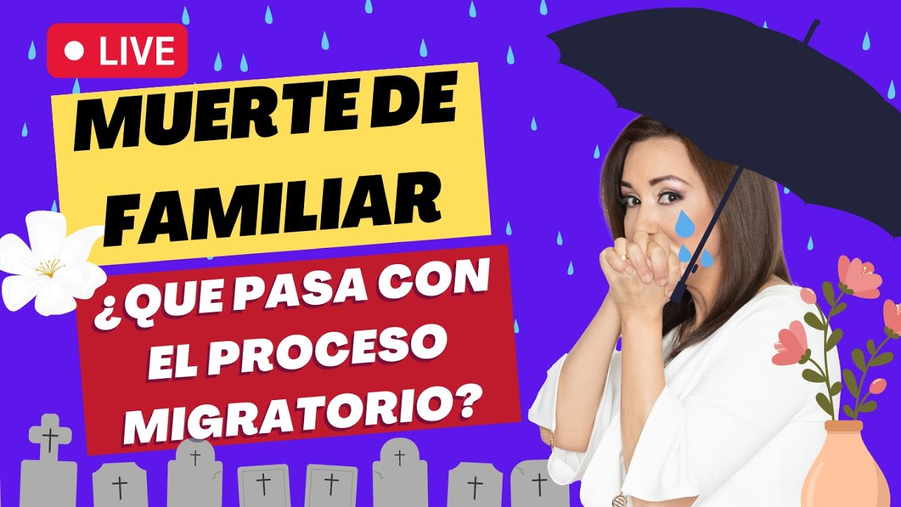 😢  ¿Qué pasa con mi proceso si se muere el familiar que me pidio? - Inmigrando con Kathia
