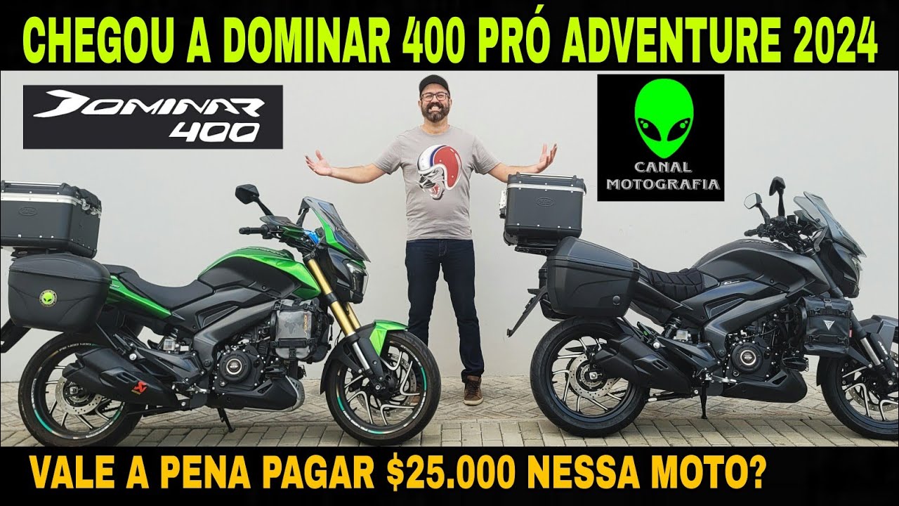 Chegou a BAJAJ DOMINAR 400 PRÓ ADVENTURE 2024 Perfeita Para Viagens Melhor Custo Benefício do Brasil