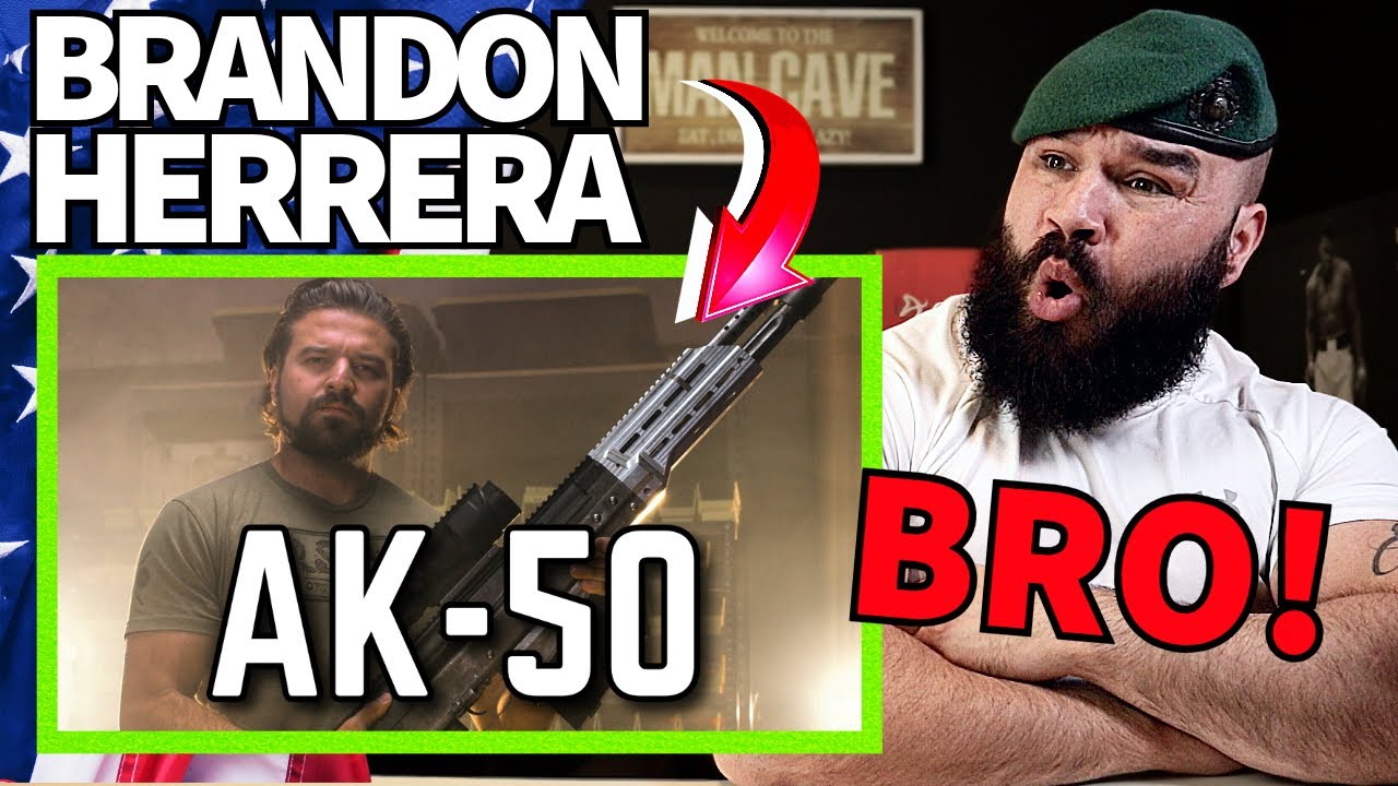 British Marine Reacts To The AK-50 - Brandon Herrera